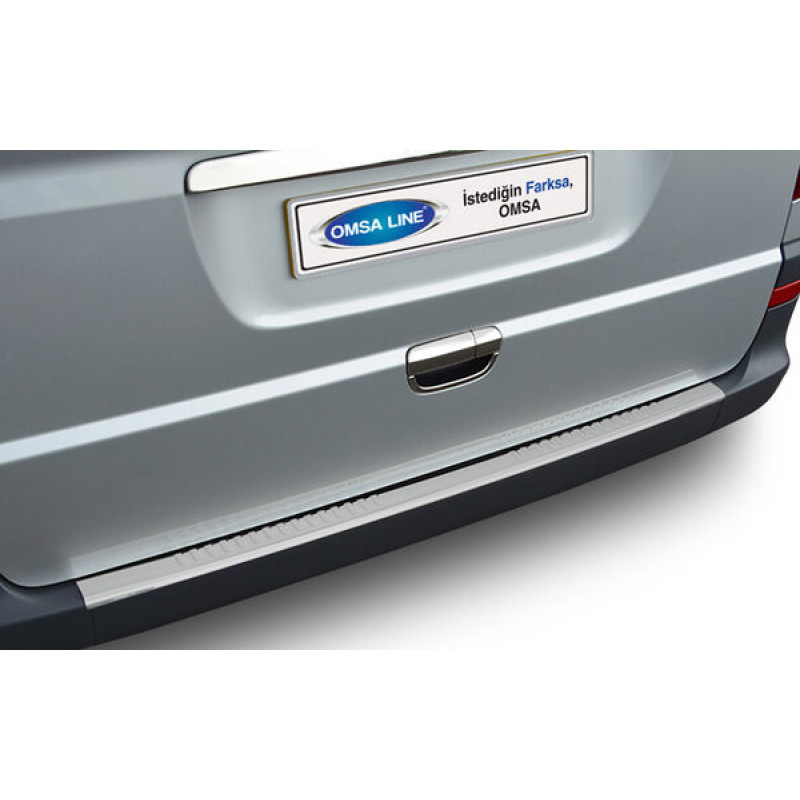 OMSA Mercedes Vito W639 Krom Arka Tampon Eşiği Taşlı 2010-2014 Arası