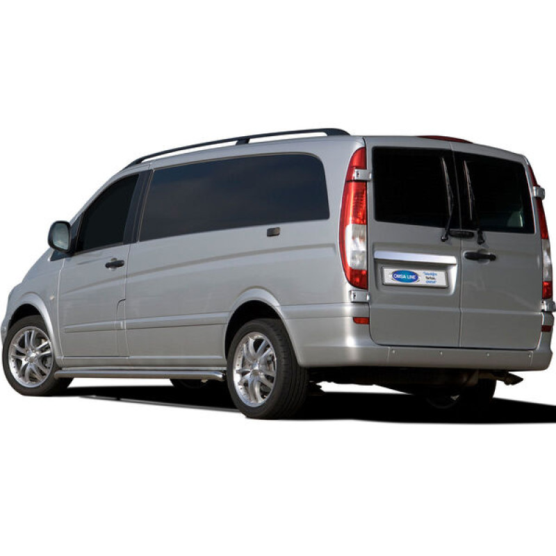 OMSA Mercedes Vito W639 Çift Kapılı Krom Bagaj Çıtası 2003-2014 Arası