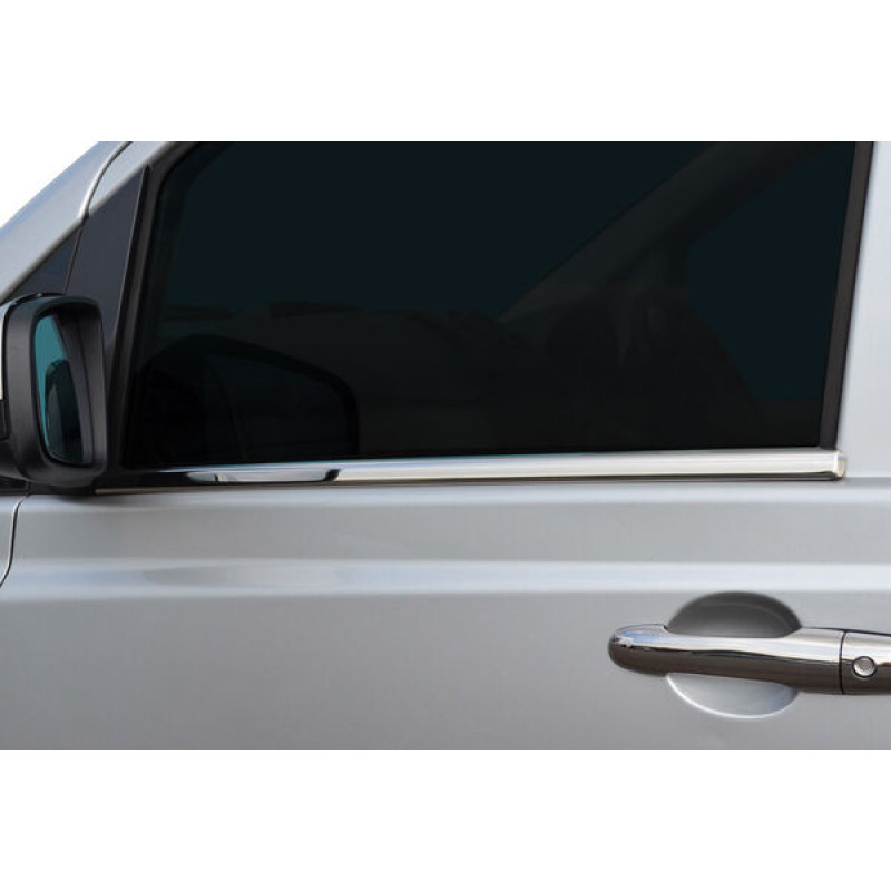 OMSA Mercedes Vito W639 Krom Cam Alt Çıtası 2 Parça 2003-2014 Arası