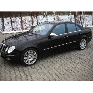 OMSA Mercedes W211 SD Krom Cam Alt Çıtası 4 Parça 2003-2009 Arası
