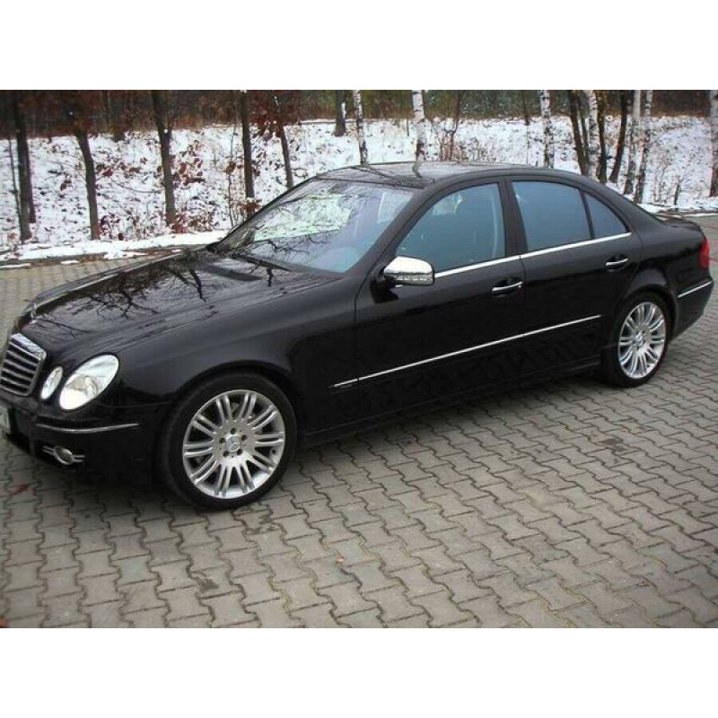 OMSA Mercedes W211 SD Krom Cam Alt Çıtası 4 Parça 2003-2009 Arası