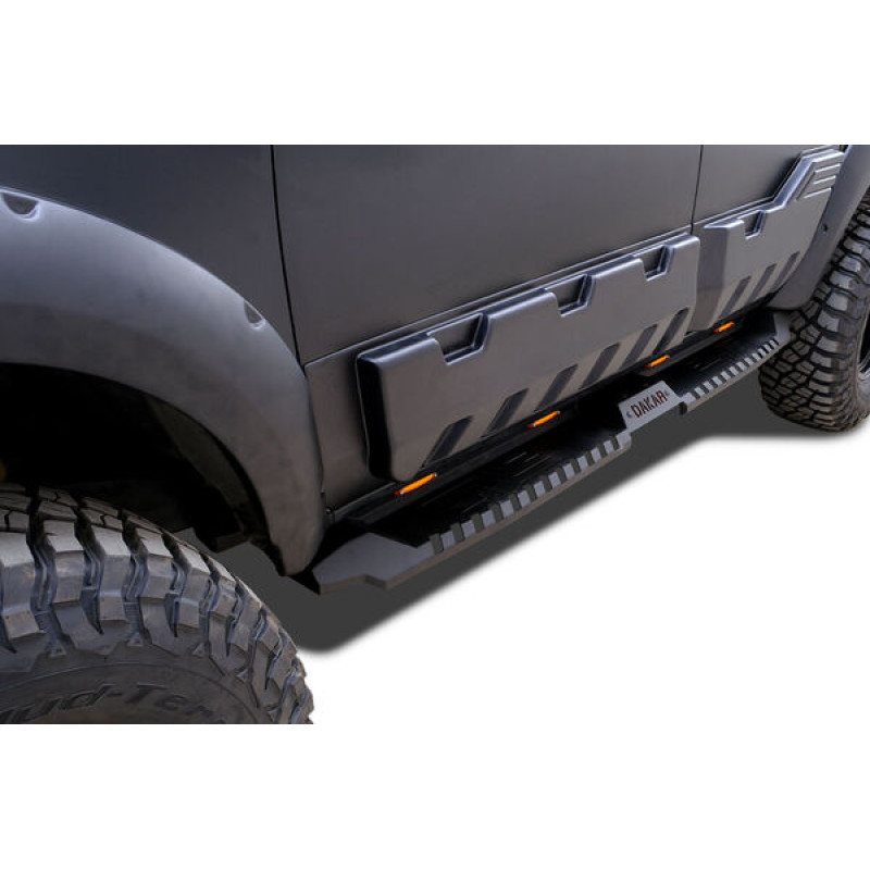 OMSA Mitsubishi L200 Dakar Yan Basamak Siyah V2 Ledli 2015-2019 Arası