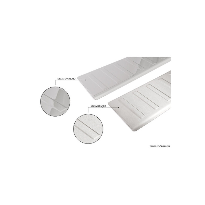 Omsa Renault Megane 4 Krom Ön Konsol Çıtası Taşlı 2016-2020 Arası