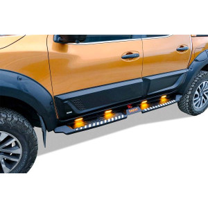 OMSA Nissan Navara Dakar Yan Basamak Siyah V2 Ledli 2015 ve Sonrası