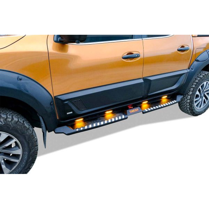 OMSA Nissan Navara Dakar Yan Basamak Siyah V2 Ledli 2015 ve Sonrası