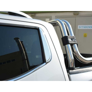 OMSA Nissan Navara Krom Arka Cam Direği Çıtası 2 Parça 2016 ve Sonrası
