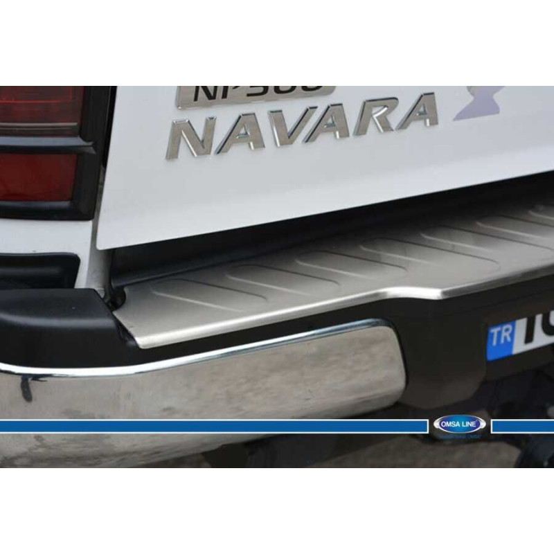 OMSA Nissan Navara Krom Arka Tampon Eşiği Taşlı 2016 ve Sonrası