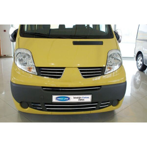OMSA Nissan Primastar Krom Ön Tampon Çıtası 6 Parça 2010-2014 Arası