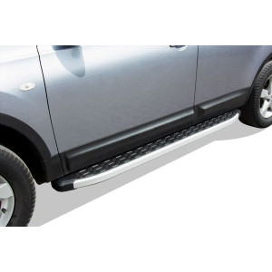 OMSA Nissan Qashqai 2 Blackline Yan Basamak Alüminyum 2010-2014 Arası