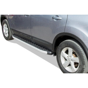 OMSA Nissan Qashqai 2 Blackline Yan Basamak Alüminyum 2010-2014 Arası
