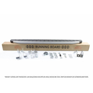 OMSA Nissan Qashqai Blackline Yan Basamak Alüminyum 2007-2014 Arası