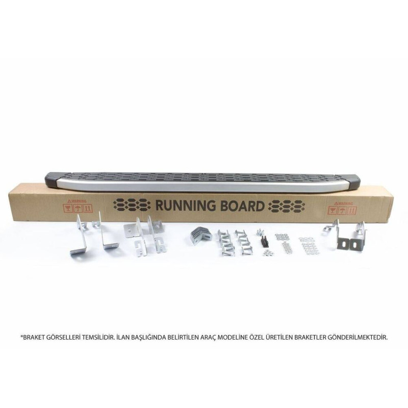 OMSA Nissan Qashqai Blackline Yan Basamak Alüminyum 2007-2014 Arası