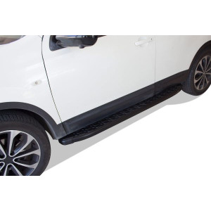 OMSA Nissan Qashqai Facelift Blackline Yan Basamak Siyah 2010-2014 Arası