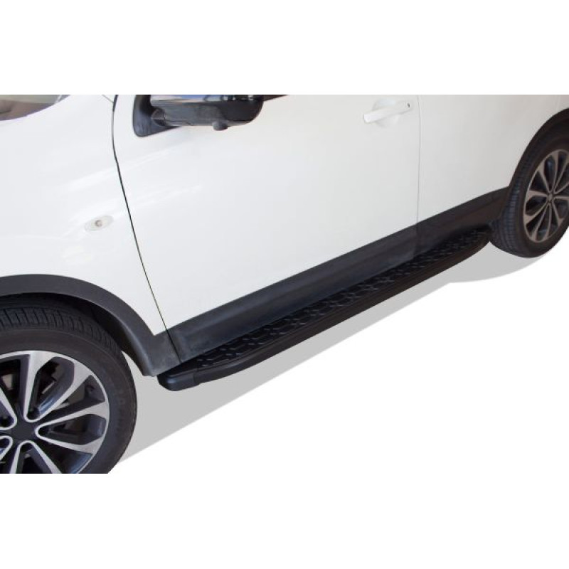 OMSA Nissan Qashqai Facelift Blackline Yan Basamak Siyah 2010-2014 Arası