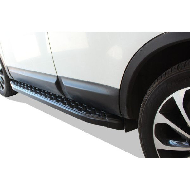 OMSA Nissan Qashqai Facelift Blackline Yan Basamak Siyah 2010-2014 Arası