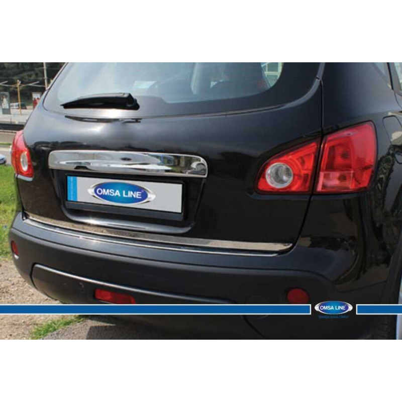 OMSA Nissan Qashqai Krom Arka Tampon Eşiği Taşlı 2007-2014 Arası