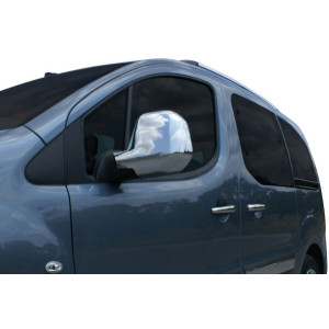 Omkar Peugeot Partner 2 Tepee Krom Ayna Kapağı 2 Parça ABS 2008-2012 Arası