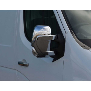 Omkar Renault Master Krom Ayna Kapağı 2 Parça Abs 2010-2024 Arası