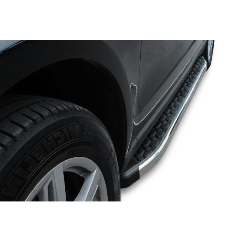 OMSA Audi Q5 Blackline Yan Basamak Krom 2009-2024 Arası