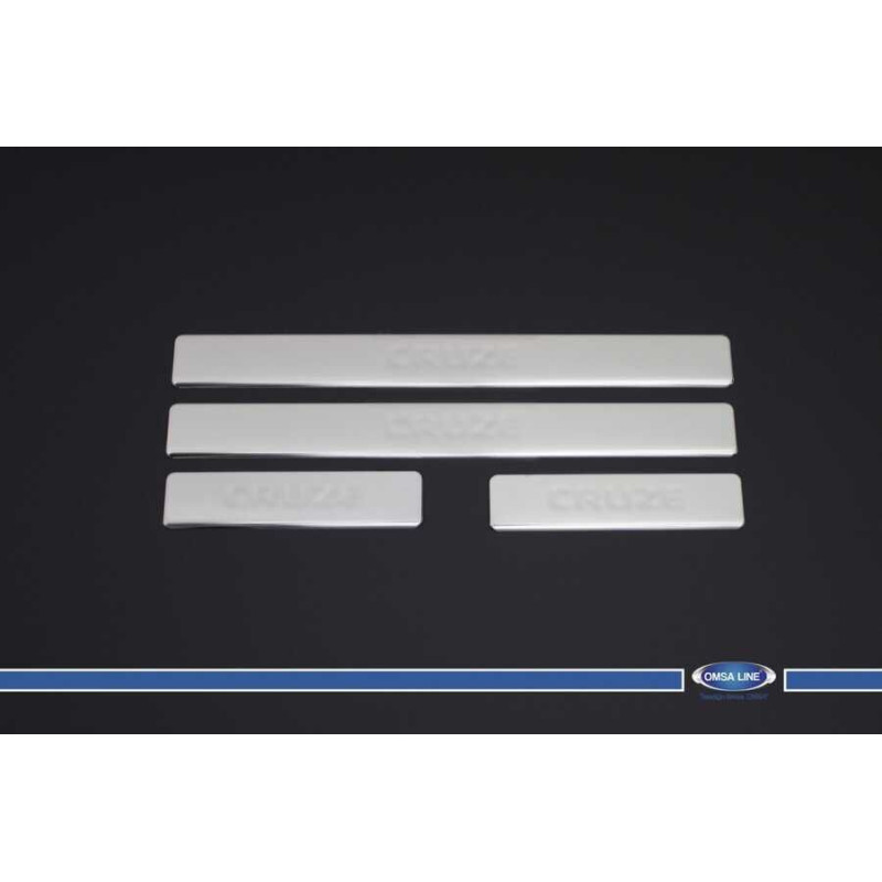 OMSA Chevrolet Cruze Krom Kapı Eşiği 4 Parça 2009-2016 Arası