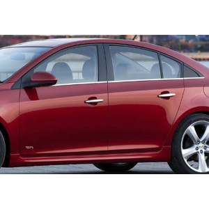 OMSA Chevrolet Cruze SD Krom Cam Alt Çıtası 6 Parça 2009-2016 Arası