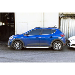 OMSA Dacia Sandero Stepway Krom Cam Çerçevesi 14 Parça 2021 ve Sonrası