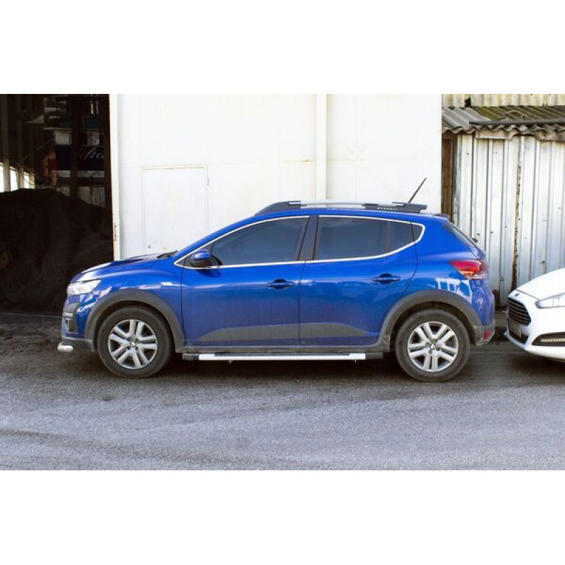 OMSA Dacia Sandero Stepway Krom Cam Çerçevesi 14 Parça 2021 ve Sonrası