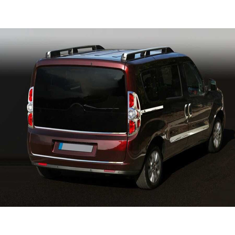 OMSA Fiat Doblo 2 Krom Bagaj Alt Çıta 2010-2021 Arası
