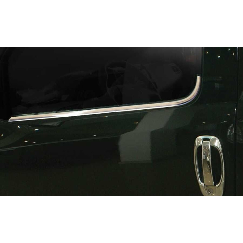 OMSA Fiat Doblo Krom Cam Alt Çıtası 4 Parça 2010-2021 Arası