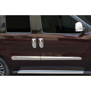 OMSA Fiat Doblo Krom Yan Kapı Çıtası 4 Parça 2010-2021 Arası