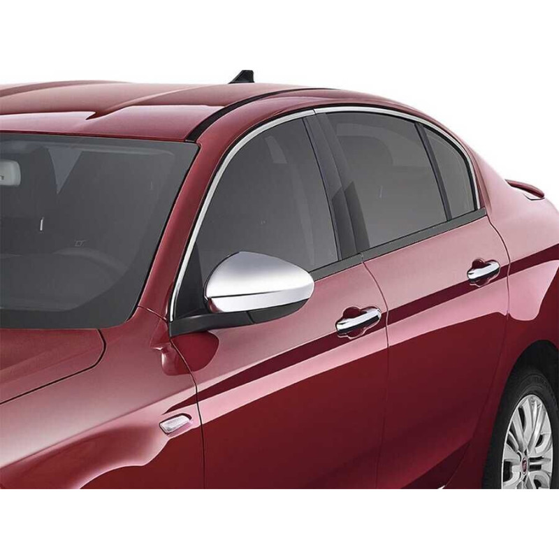 OMSA Fiat Egea Krom SD HB Üst Cam Çerçevesi 4 Parça 2016 ve Sonrası