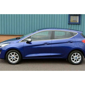 OMSA Ford Fiesta 7 Krom Cam Çerçevesi 16 Parça 2017 ve Sonrası
