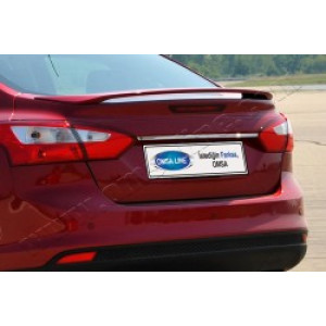OMSA Ford Focus 3 Sedan Krom Bagaj Çıtası Plaka Üstü 2011-2018 Arası