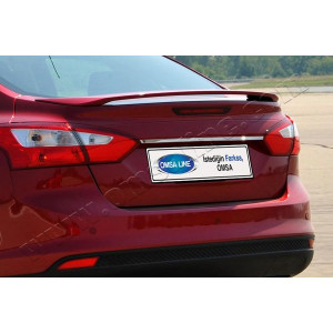 OMSA Ford Focus 3 Sedan Krom Bagaj Çıtası Plaka Üstü 2011-2018 Arası