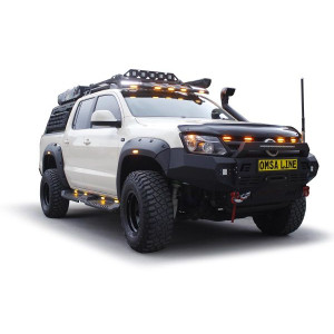 OMSA Ford Ranger Dakar Yan Basamak Siyah V2 Ledli 2011-2022 Arası