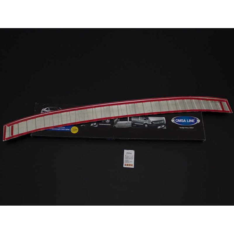 OMSA Ford Tourneo Custom Krom Arka Tampon Eşiği Taşlı 2012-2023 Arası