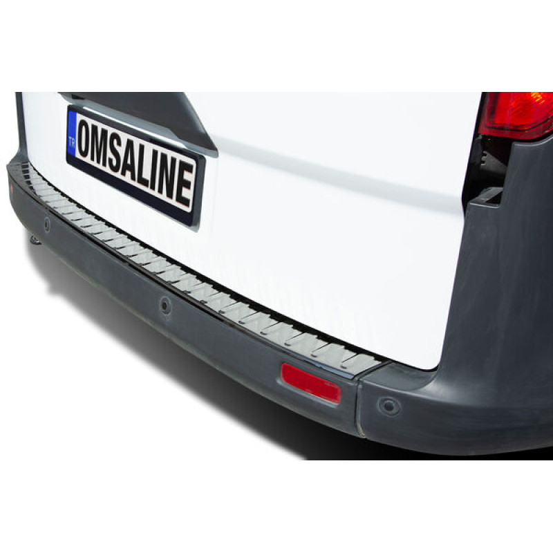 OMSA Ford Tourneo Custom Siyah Krom Arka Tampon Eşiği 2012-2023 Arası