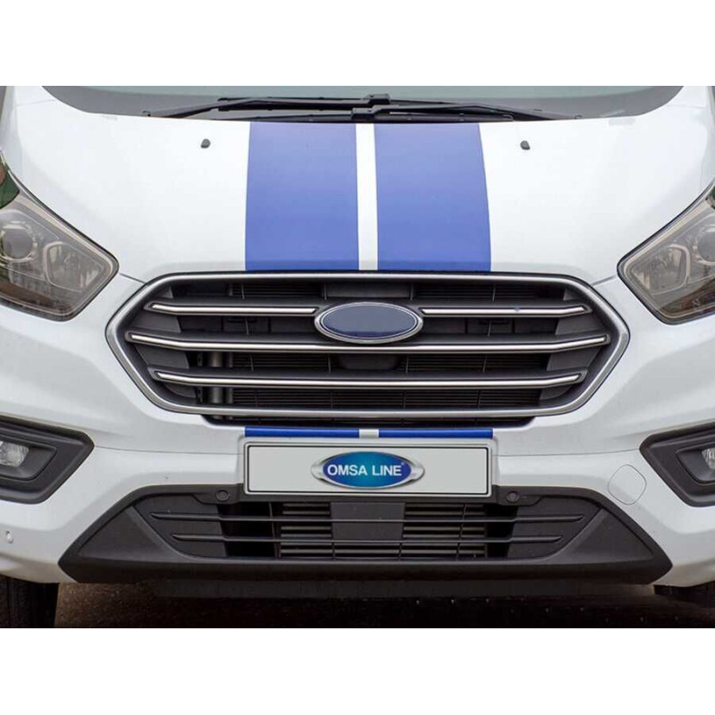 OMSA Ford Tourneo Custom VAN Krom Ön Panjur 4 Parça 2018-2023 Arası