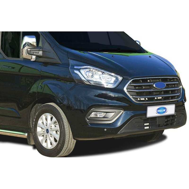 OMSA Ford Tourneo Custom VAN Krom Sis Farı Çerçevesi 2 Parça 2018-2023 Arası
