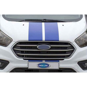 OMSA Ford Transit Tourneo Custom Krom Ön Panjur Çerçevesi 4 Parça 2018-2023 Arası