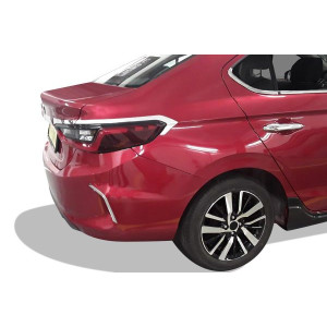 OMSA Honda City Krom Bagaj Çıtası Plaka Üstü 3 Parça 2021 ve Sonrası