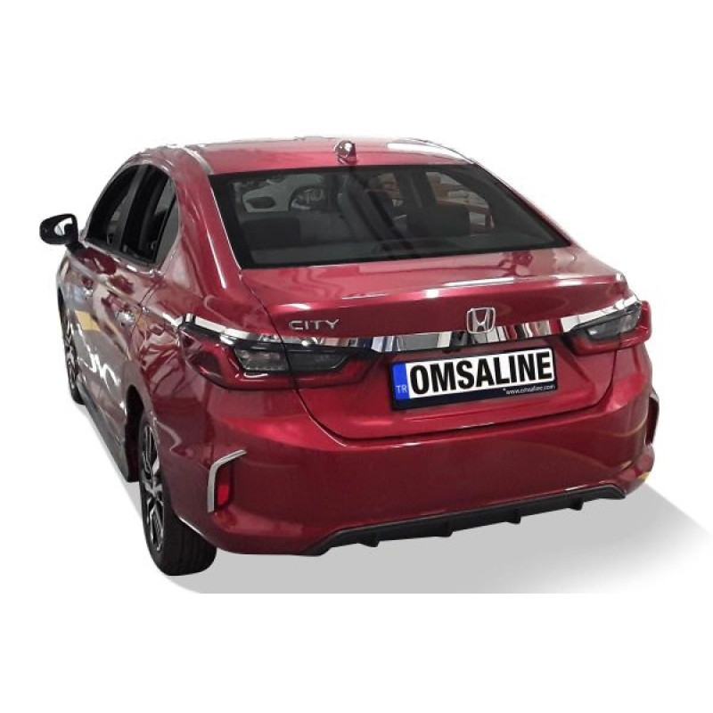 OMSA Honda City Krom Bagaj Çıtası Plaka Üstü 3 Parça 2021 ve Sonrası