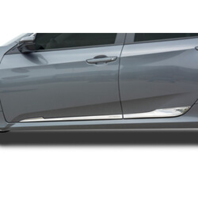 OMSA Honda Civic FC5 Krom Yan Kapı Çıtası 4 Parça 2016-2021 Arası
