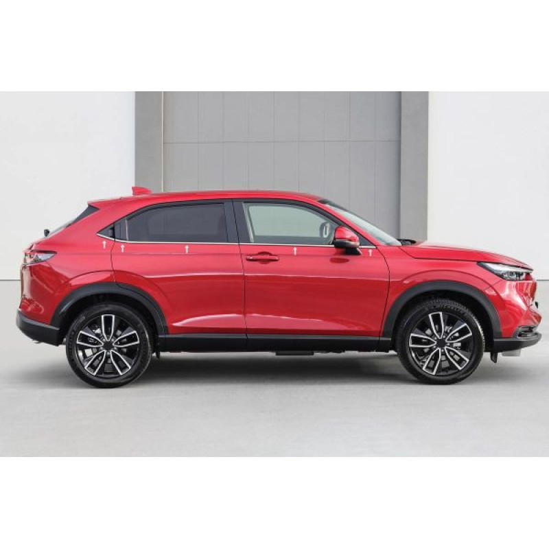 OMSA Honda HR-V Krom Cam Alt Çıtası 10 Parça 2021 ve Sonrası