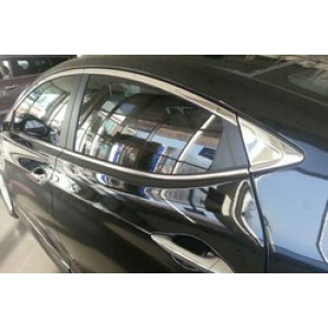 OMSA Hyundai Elantra Krom SD Cam Çerçevesi 10 Parça 2011-2015 Arası