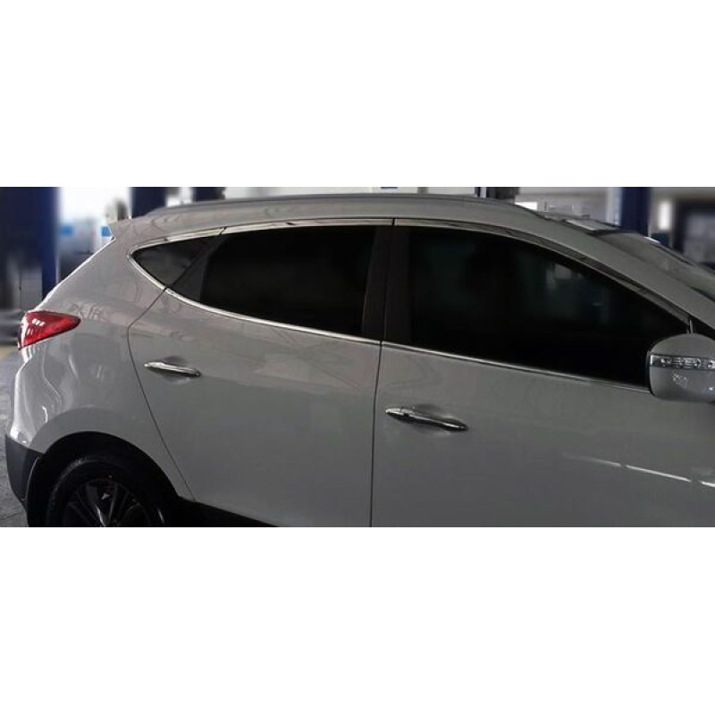 OMSA Hyundai İx35 Krom Cam Çerçevesi 10 Parça 2009-2015 Arası