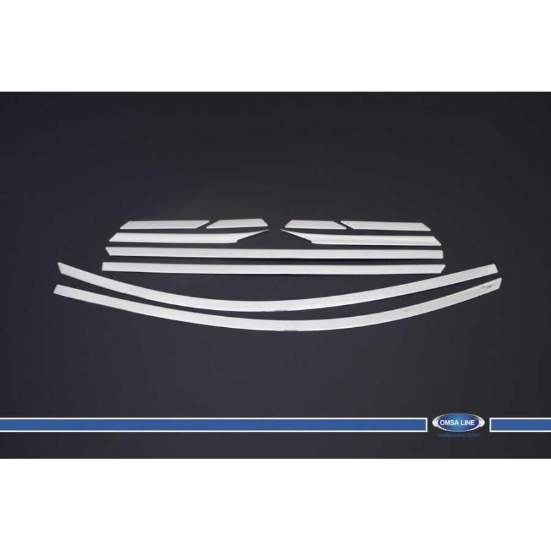 OMSA Hyundai Tucson Krom Cam Üst Çerçevesi 10 Parça 2015-2020 Arası