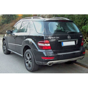 OMSA Mercedes ML Class W164 Krom Arka Tampon Eşiği Taşlı 2005-2011 Arası