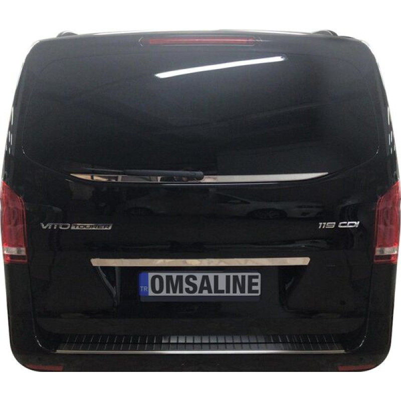 OMSA Mercedes Vito W447 Krom Bagaj Camı Alt Çıtası 2014 ve Sonrası