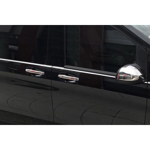 OMSA Mercedes Vito W447 Krom Kapı Kolu 4 Kapı Sensörsüz 2014 ve Sonrası